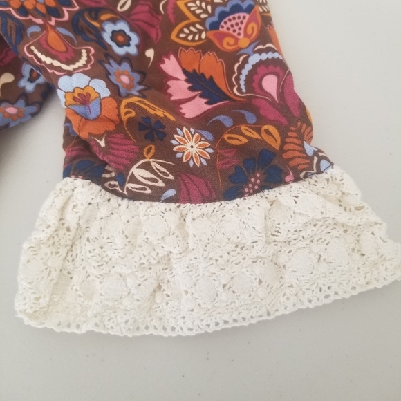 Matilda Jane Intermission Brown Floral Shift Dress Size Large - Picture 15 of 15